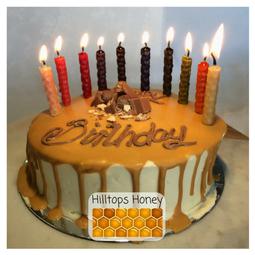 Beeswax Birthday Candle - 10pk - Image 3