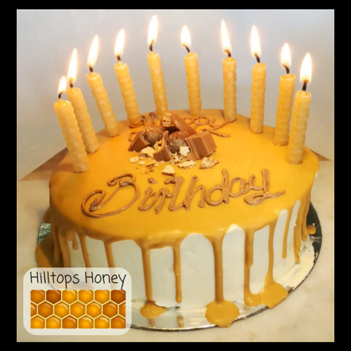 Beeswax Birthday Candle - 10pk - Image 2