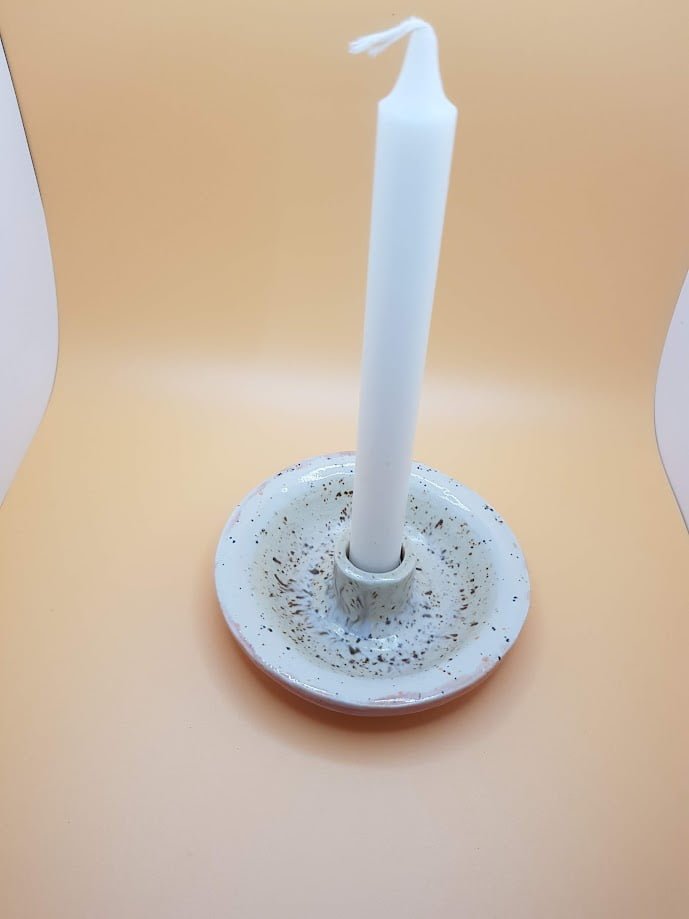 Candle Stick Holder -Speckles