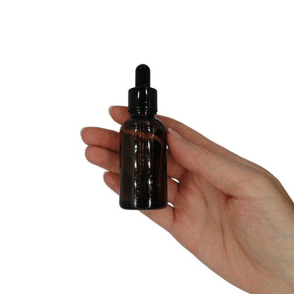30ml Amber Glass Dropper Bottle - Image 2