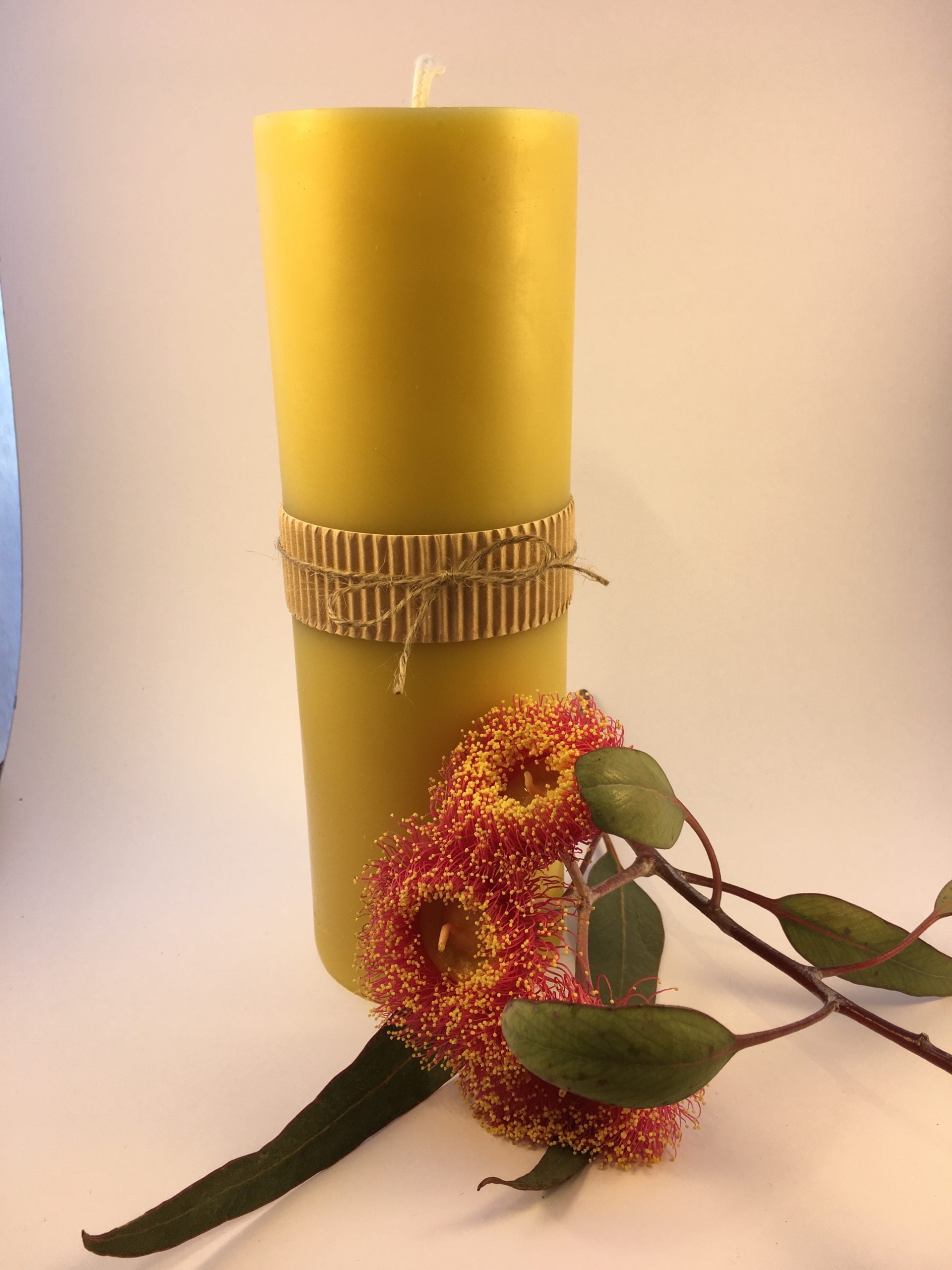 Beeswax Candle - Extra-Tall Pillar 21.5cm