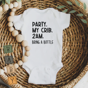 Baby Onesie - Party At My Crib