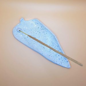 Incense burner leaf Swirl