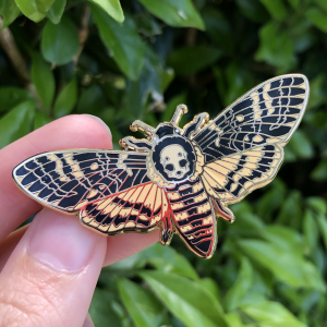 Death's Head Hawkmoth - Enamel Pin