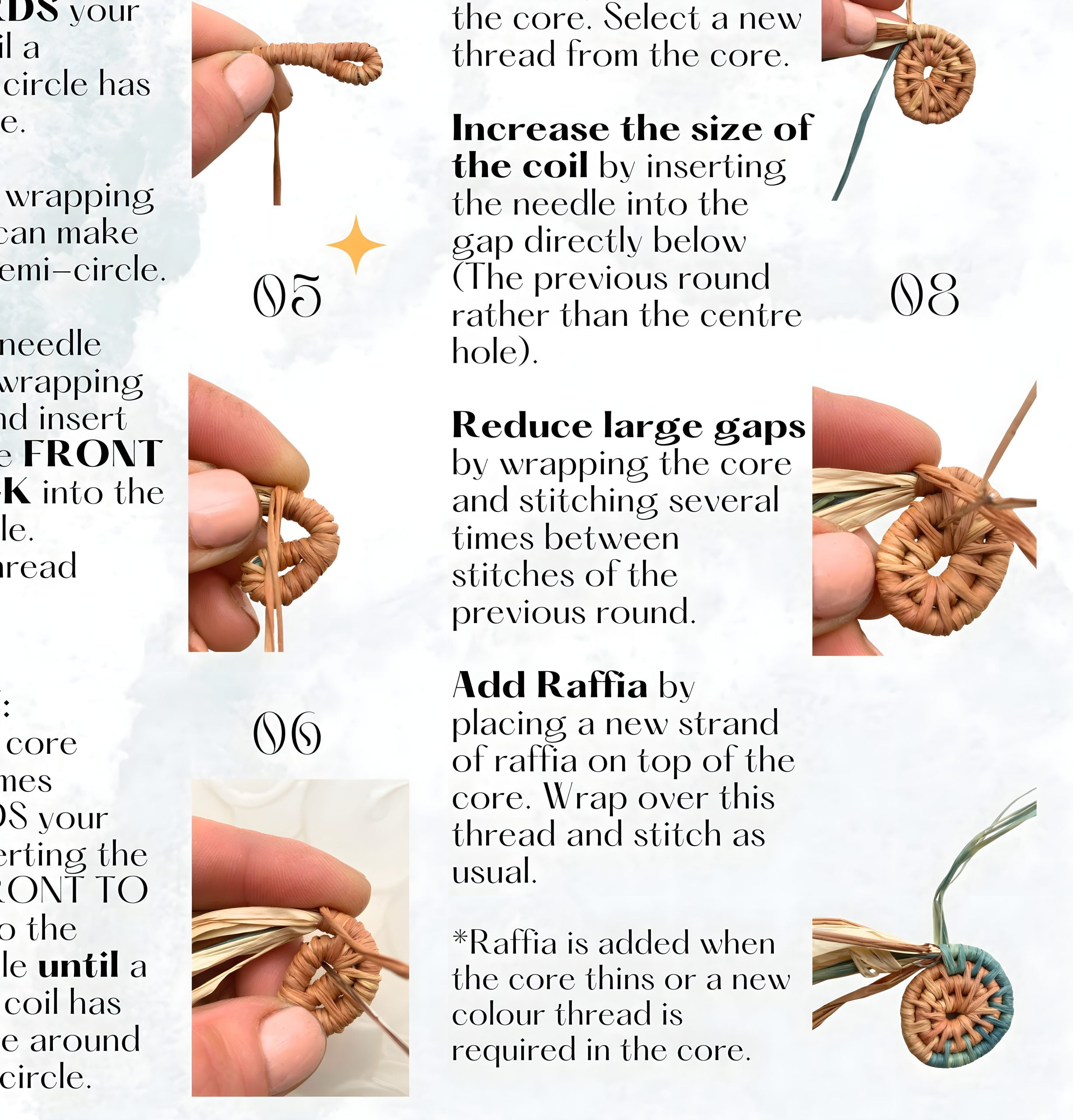 The Raffia Kat – Raffia Basket Weaving Kit (100g) + bonus 20g bundle - Image 2