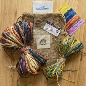 100 strands raffia diy basket kit