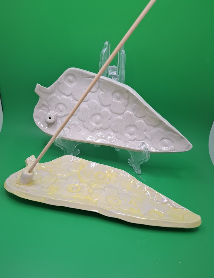 Incense Burner Leaf -Flower