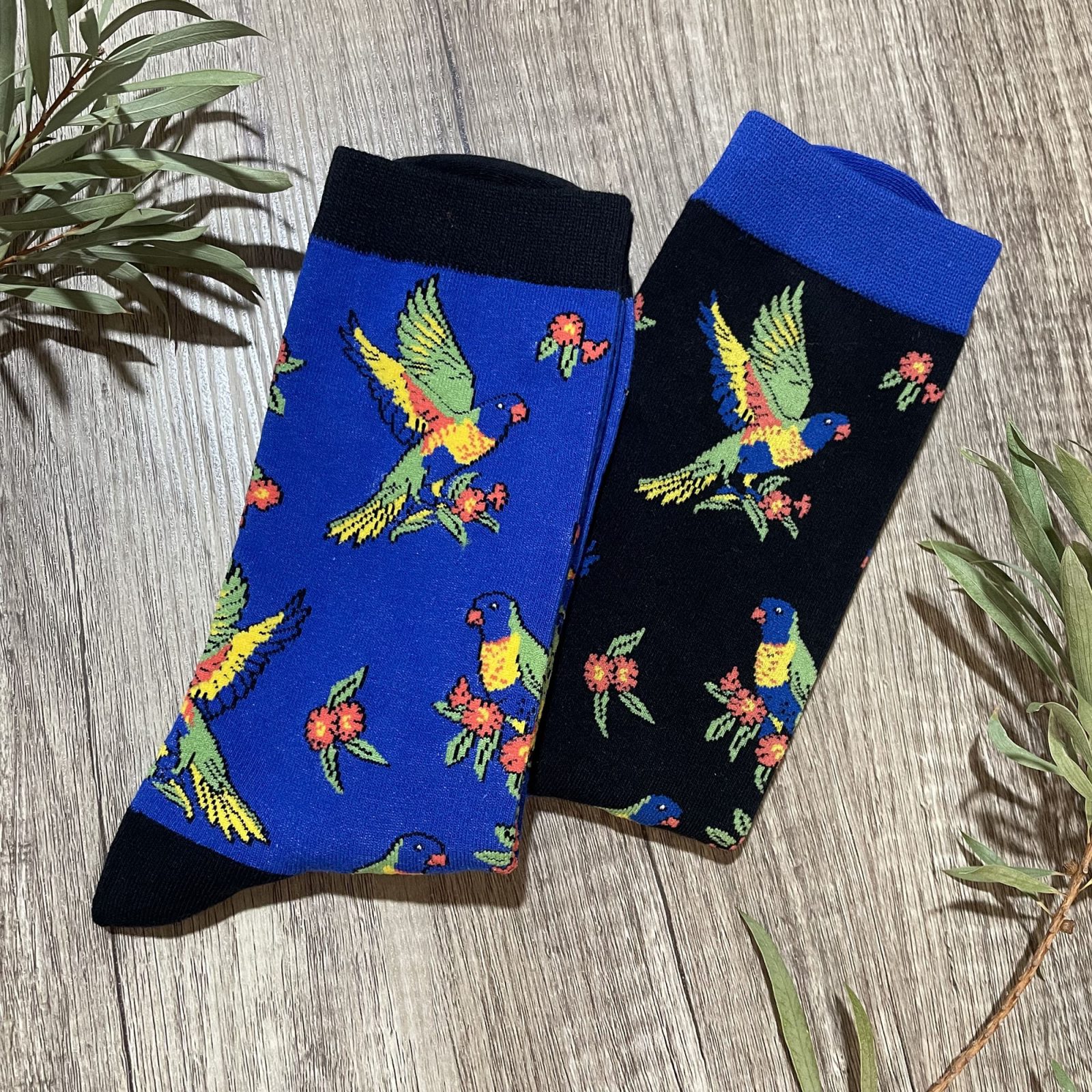 Rainbow Lorikeet Socks (Purple) - Image 3