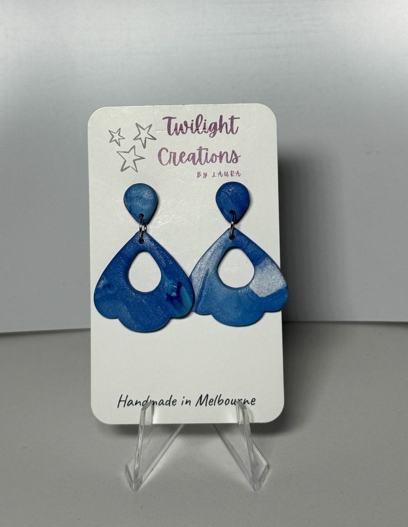 Polymer clay earrings