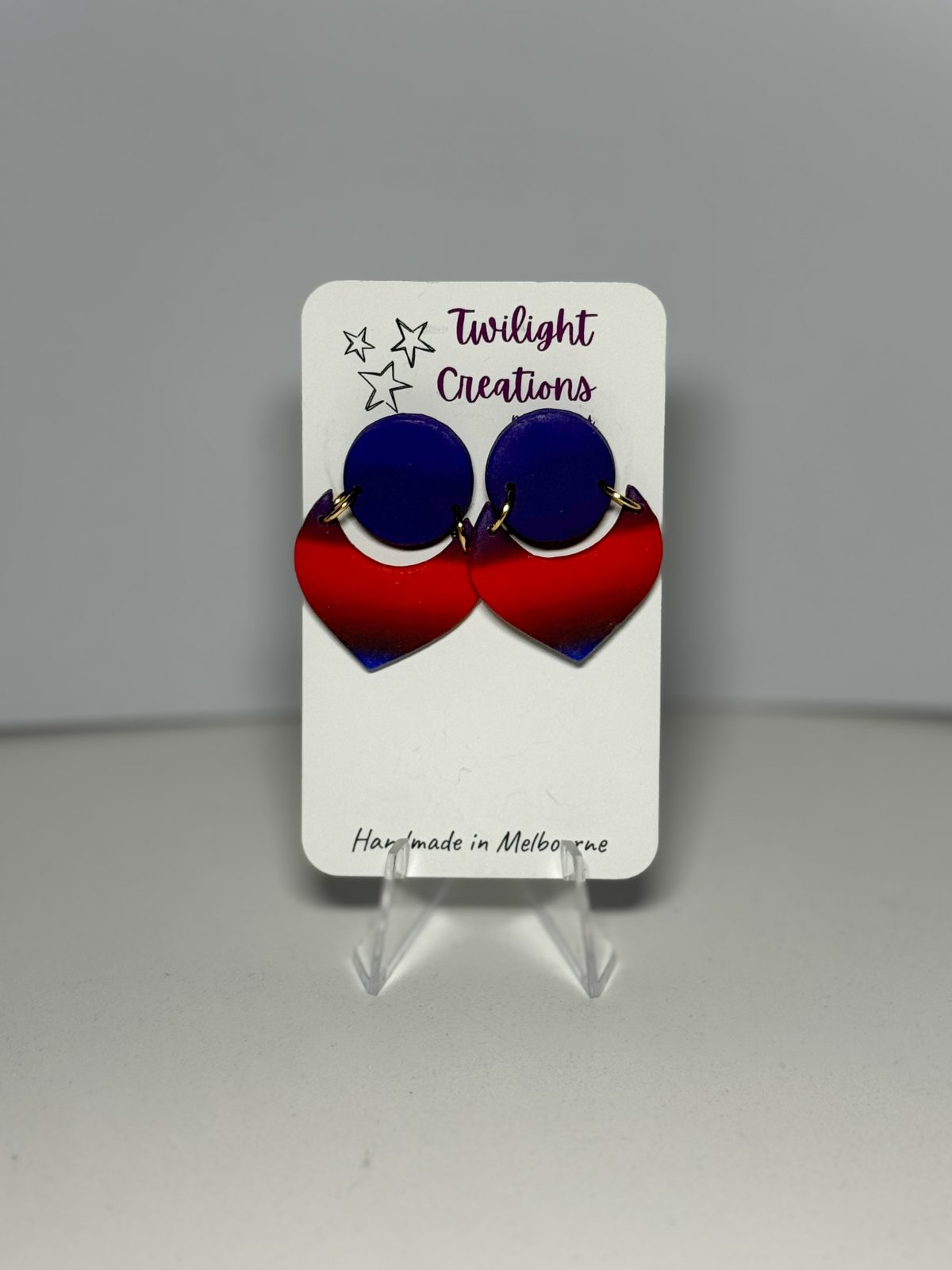 Polymer clay earrings