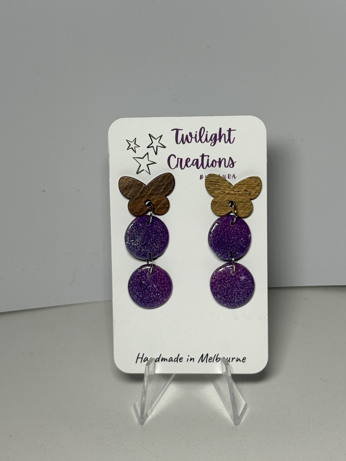 Polymer clay earrings