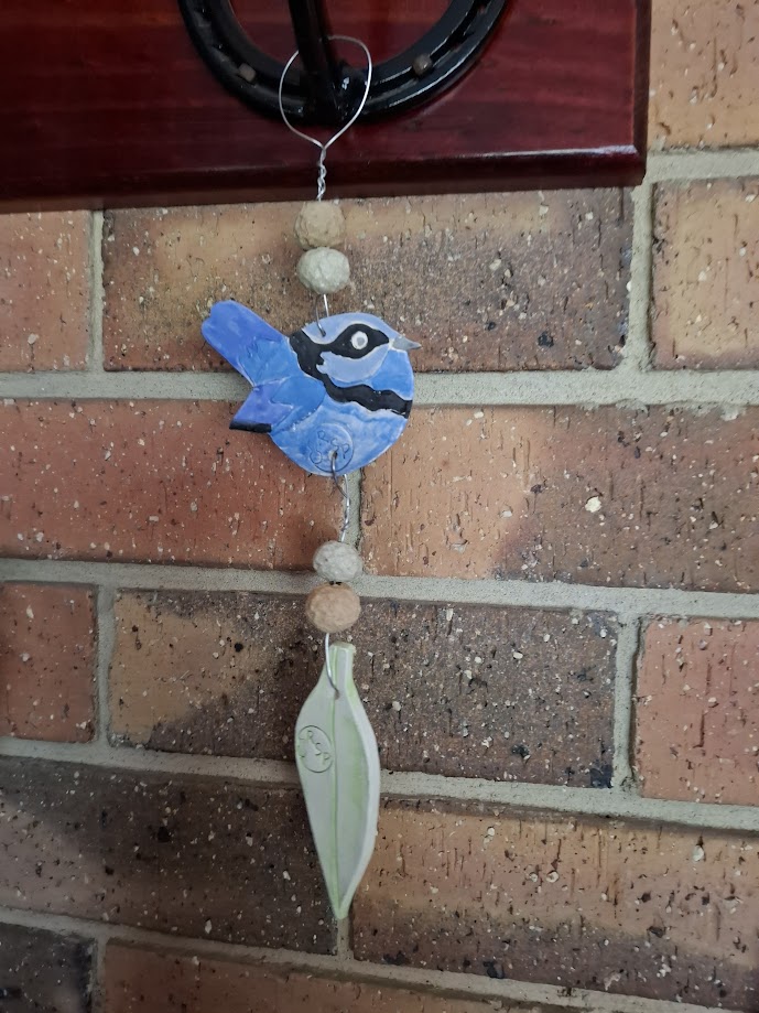 Wind Chime Blue Wren