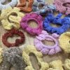 Crocheted Hair Ties in a variety of colours