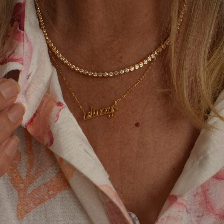 Always Necklace -14K Gold Vermeil - Image 2