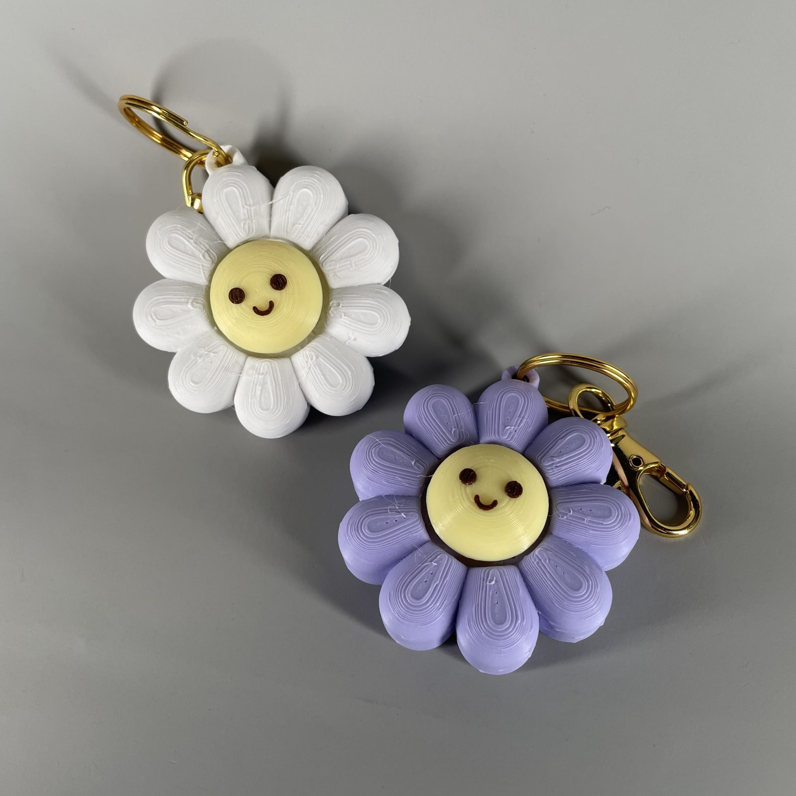 Daisy Fidget Clicker Keychain - Image 4