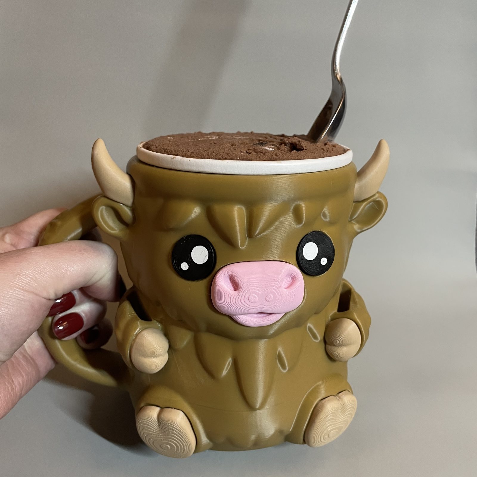 Highland Cow Ice Cream Pint Cozy - Image 3