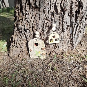 Fairy Door & Window, Garden (Tree mounted )