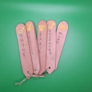 Garden Herb Stake Set of 5