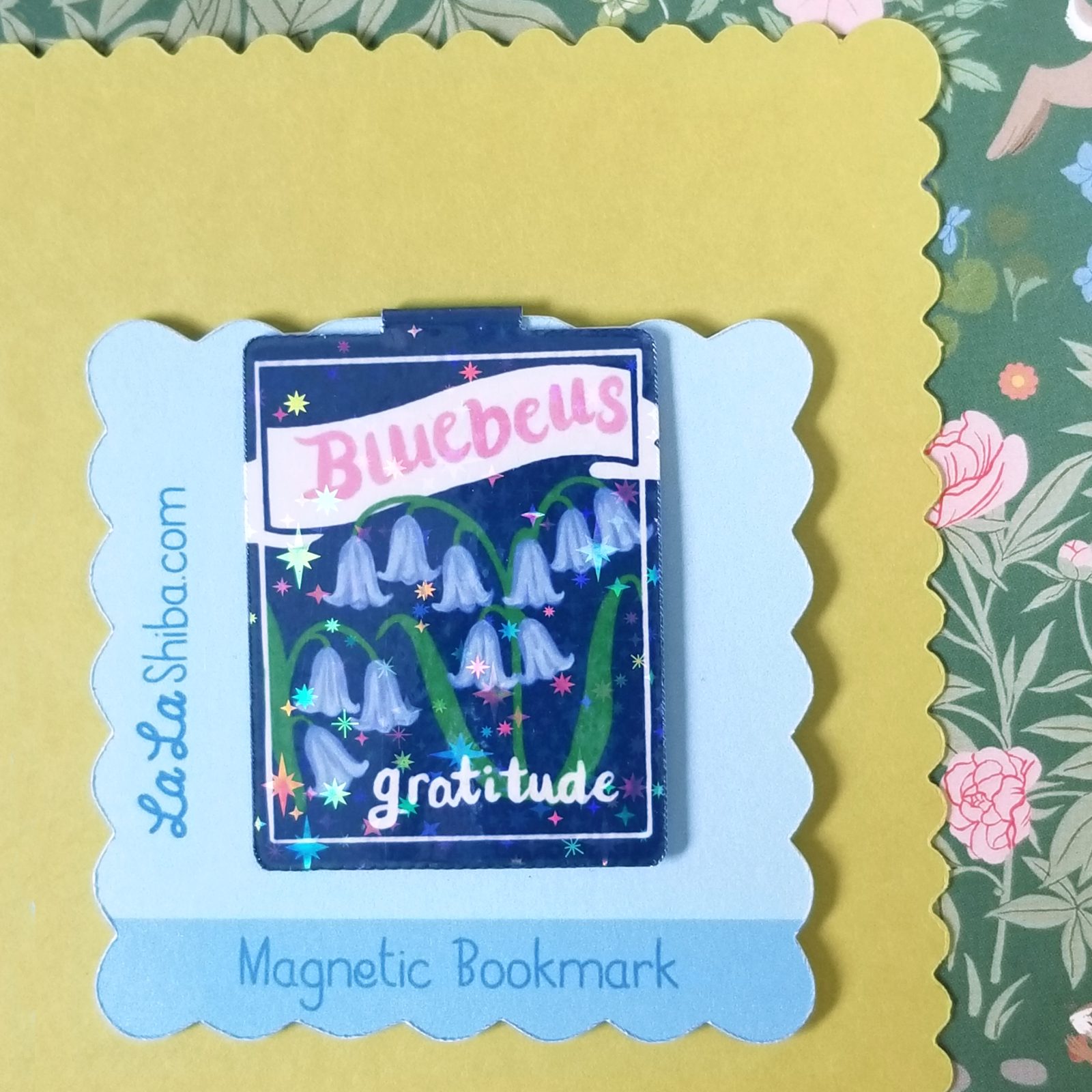Bluebells Seed Packet Magnetic Bookmark