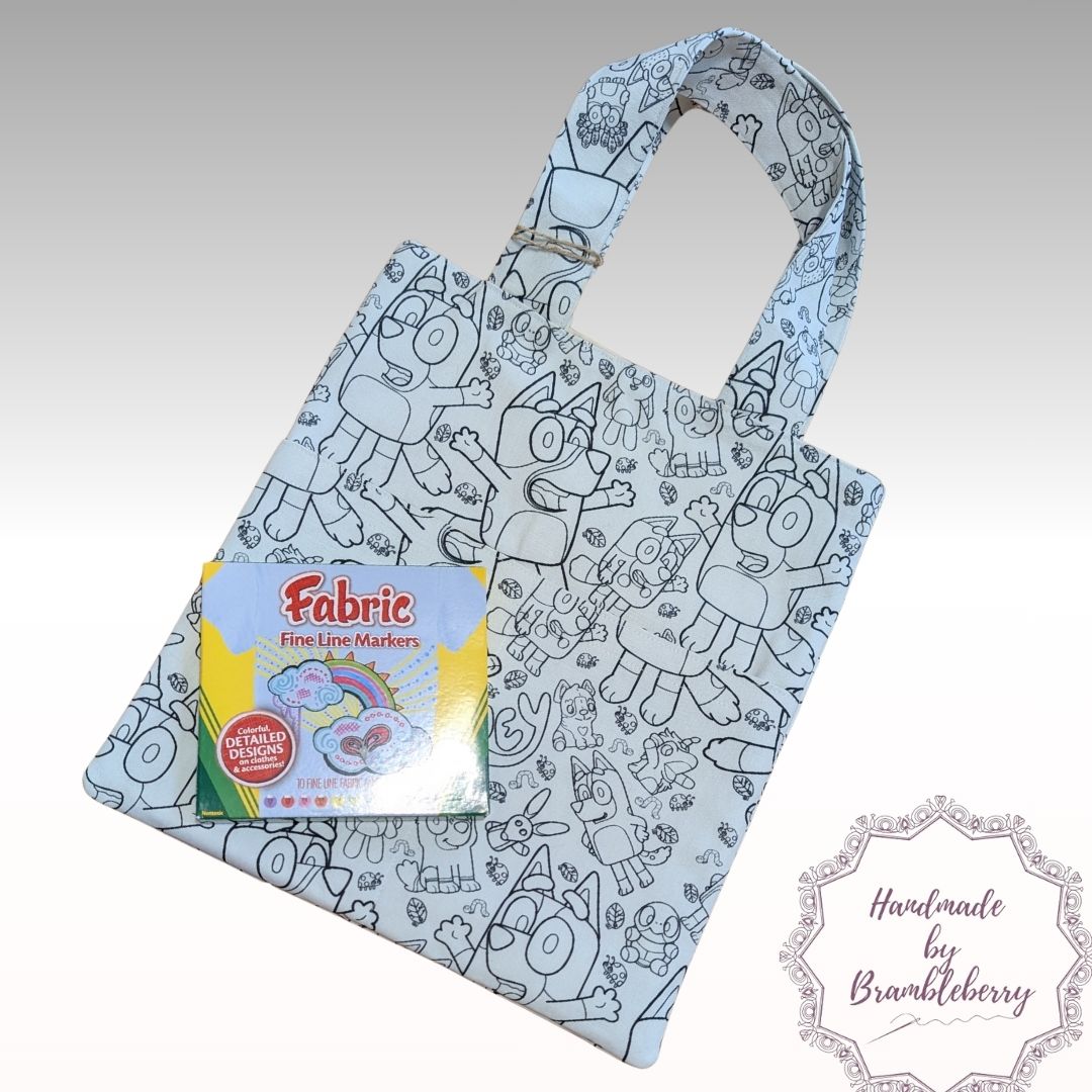 Colour-me-in library bag - Image 2