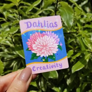 Dahlia Flower Sticker