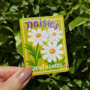 Daisy Flower Sticker
