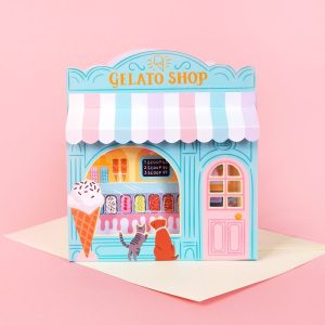 3D Gelato Shop card