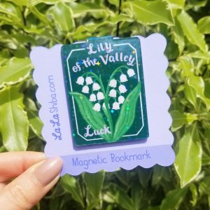 Lily of the Valley Magnetic Bookmark