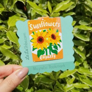 Sunflower Magnetic Bookmark