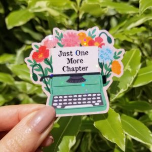 Typewriter sticker