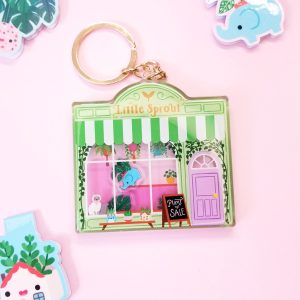 Plantshop Shaker Keychain
