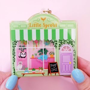 Plantshop Shaker Keychain2