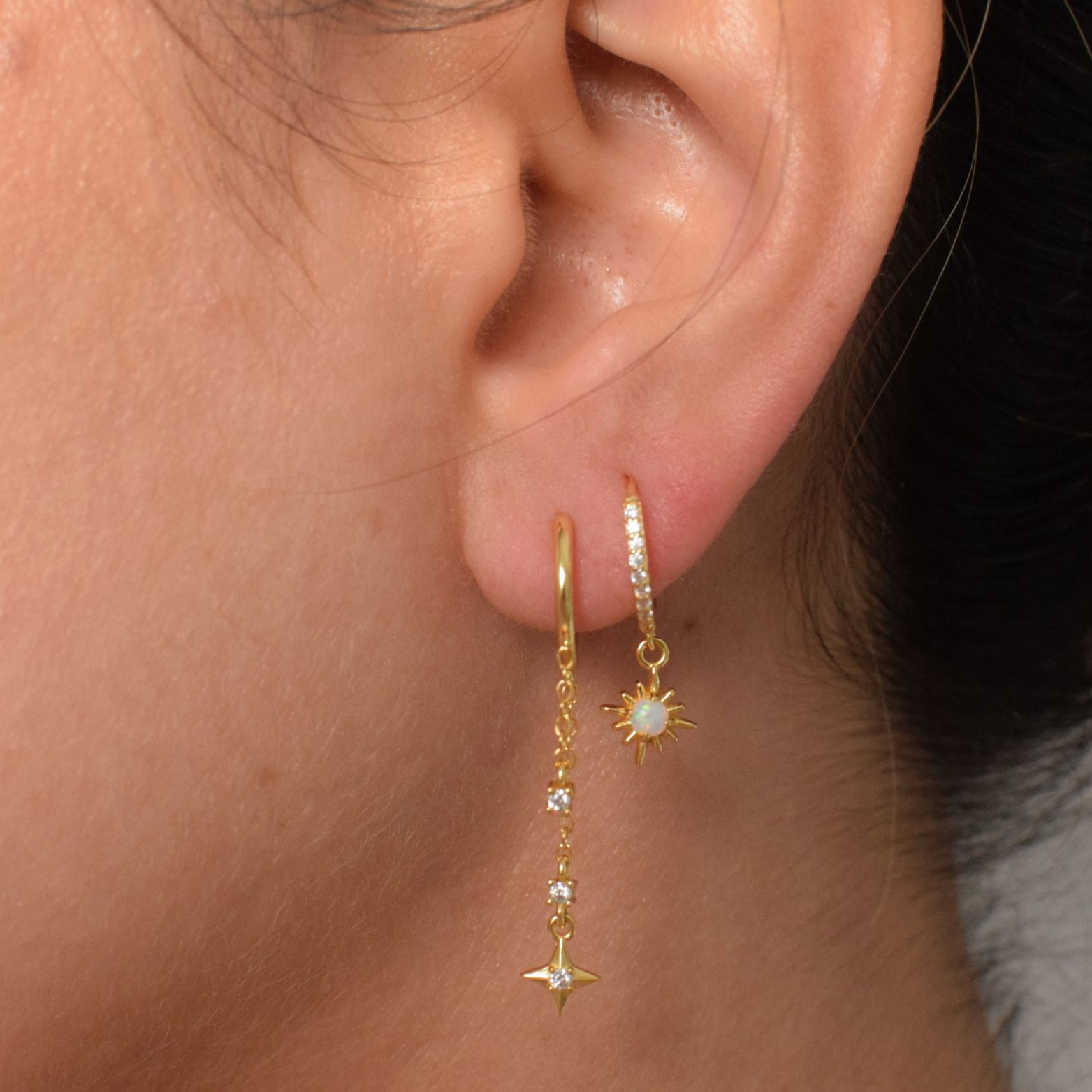 Cartia Hoops - 14K Gold Plated - Image 2