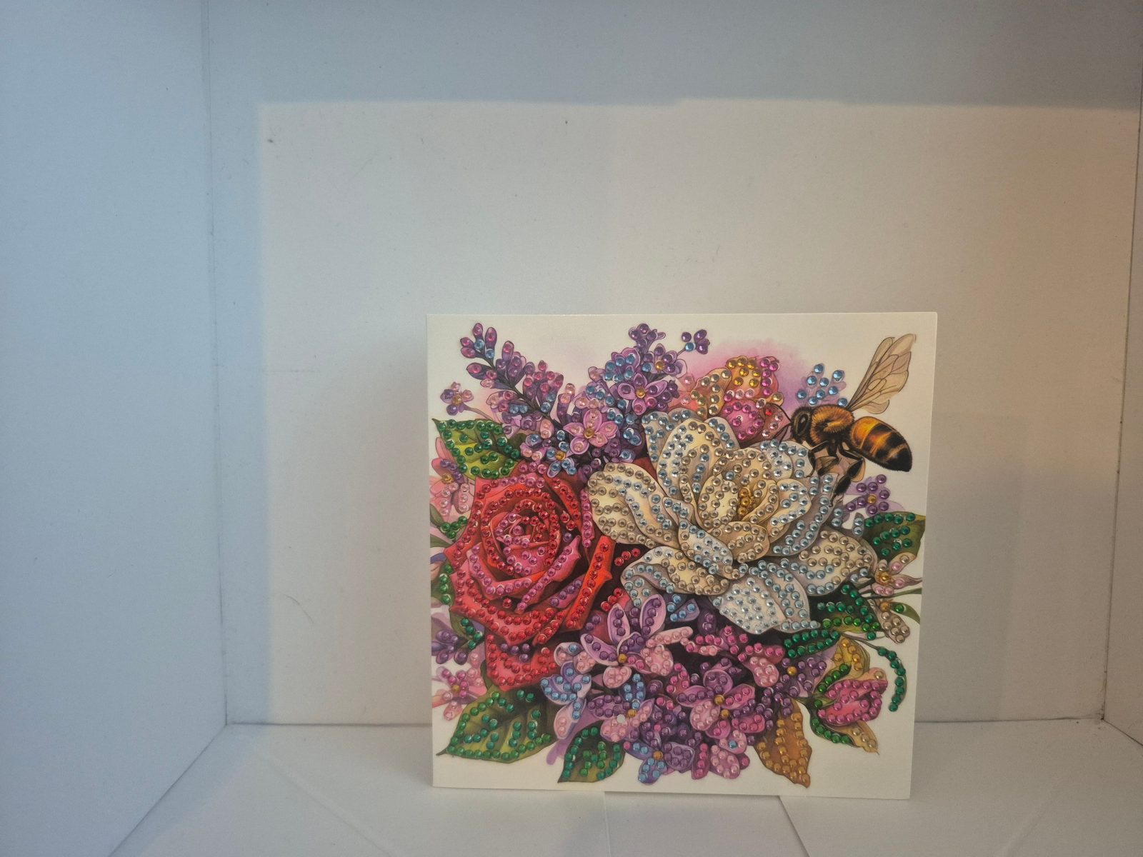 flowers and bees card