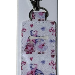 Christmas gnomes print lipgloss holder
