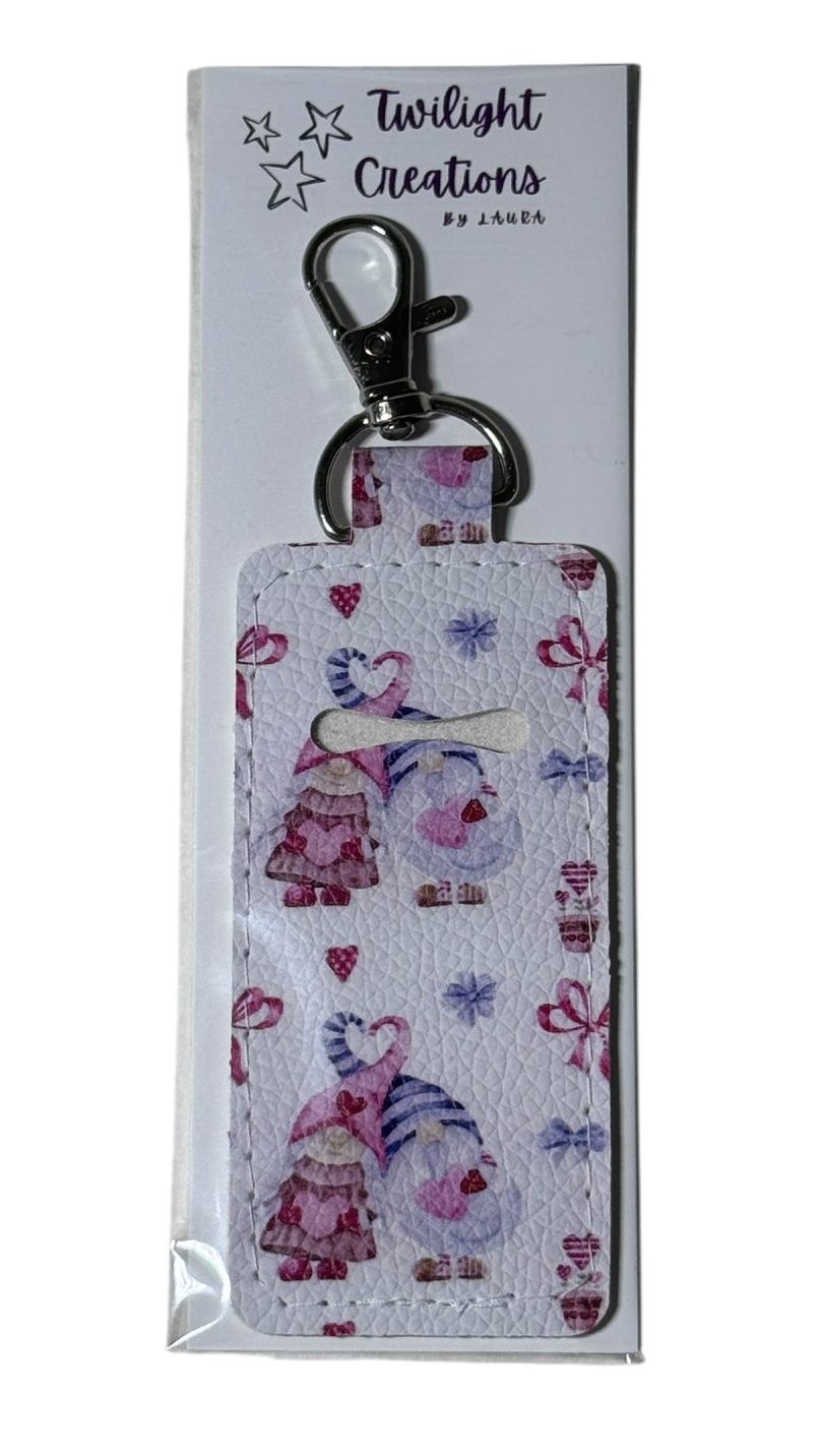 Christmas gnomes print lipgloss holder