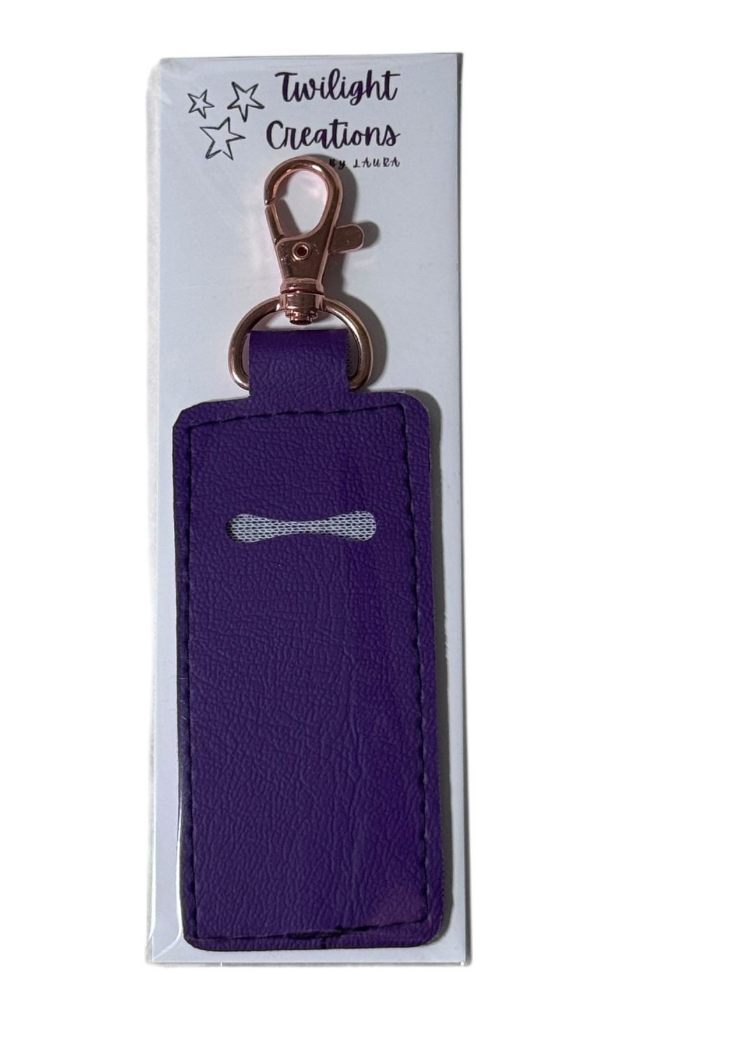 Purple lipgloss holder