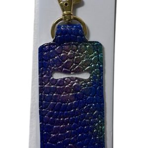 Petrol colored textured lipgloss holder