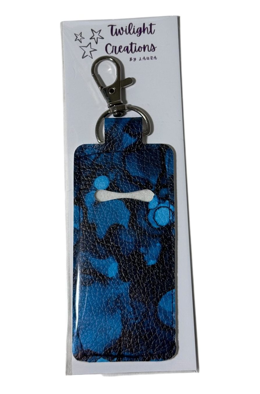 Blue print lipgloss holder