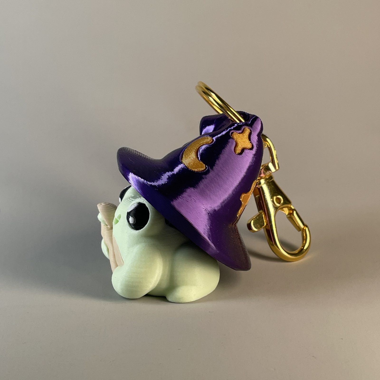 Wizard Frog Fidget Clicker Keychain - Image 3