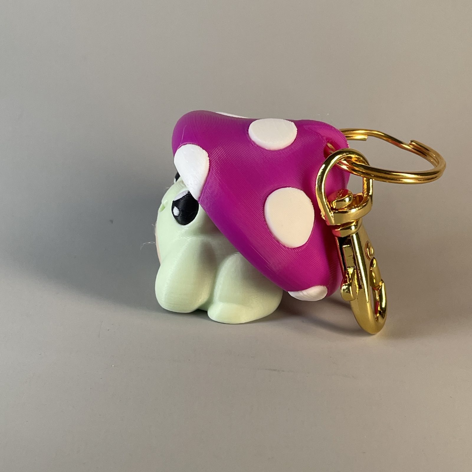 Mushroom Frog Clicker Fidget Keychain - Image 5