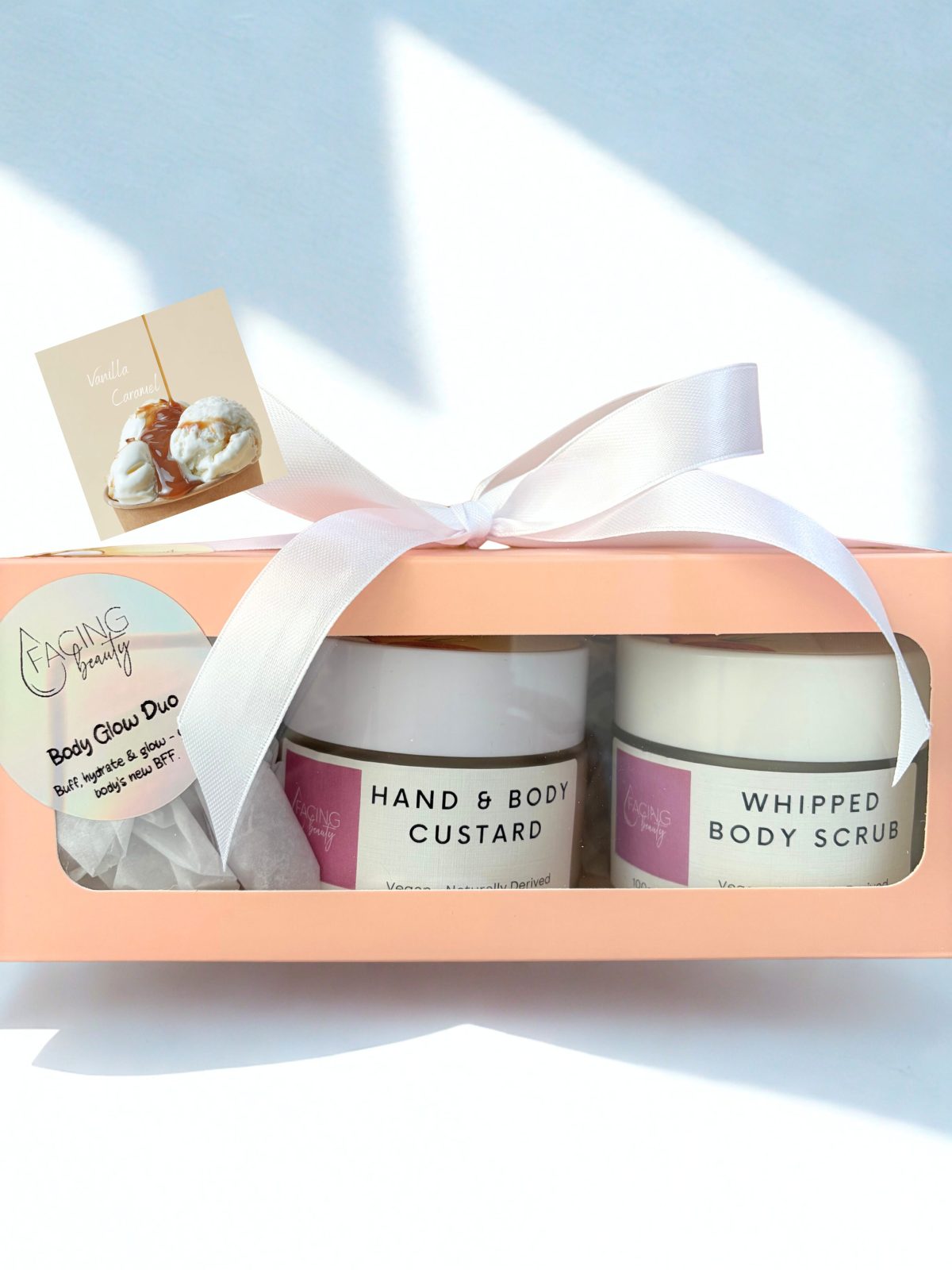 Facing Beauty Body Glow Duo - Vanilla Caramel