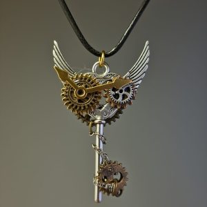 Clockwork Flight Necklace