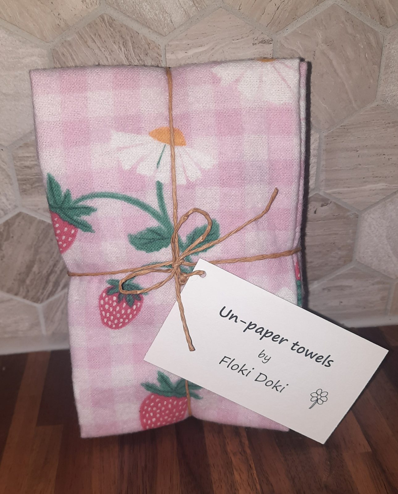 Un-paper Towels 10 pack Strawberries