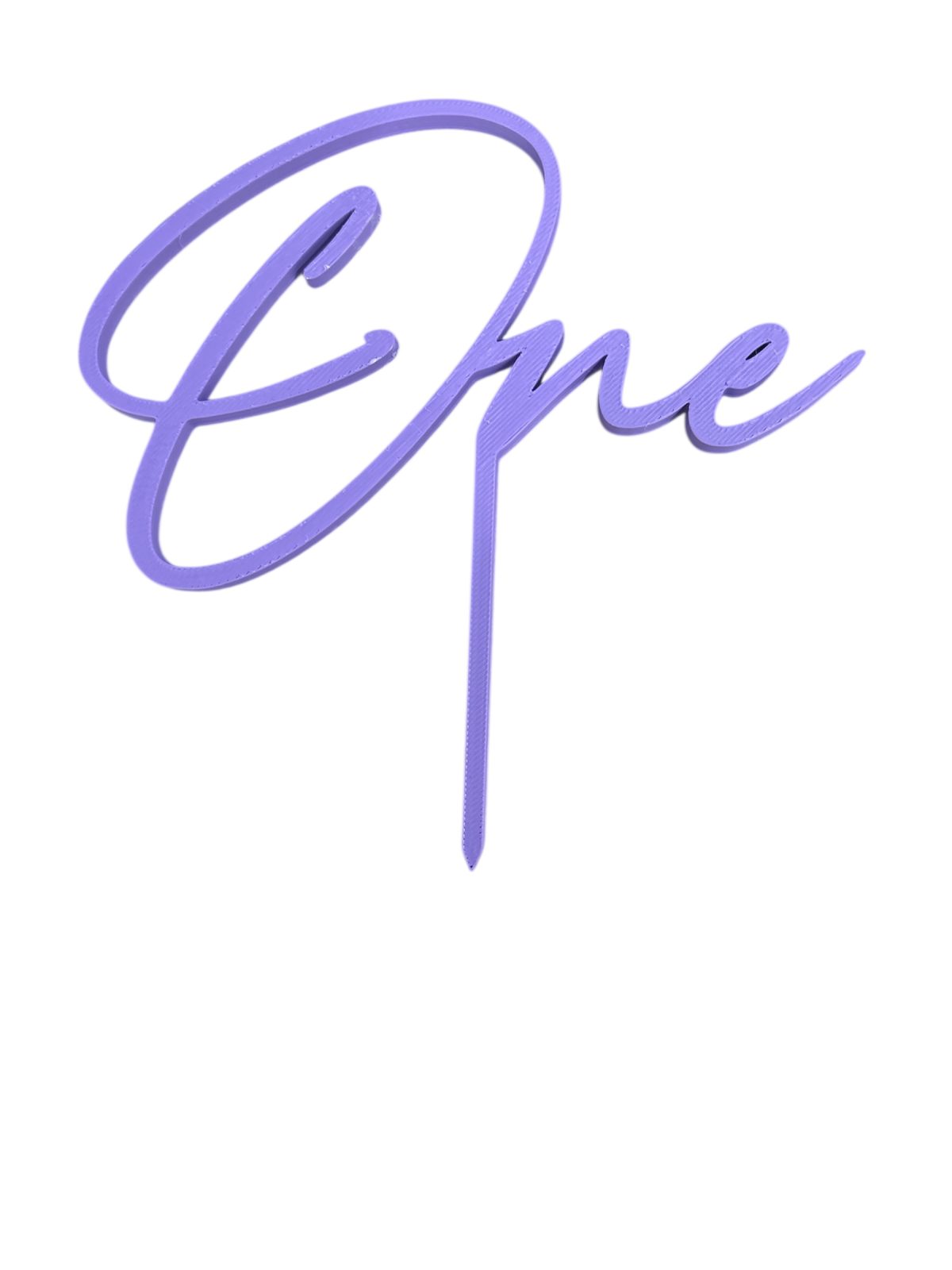 One Cake Topper