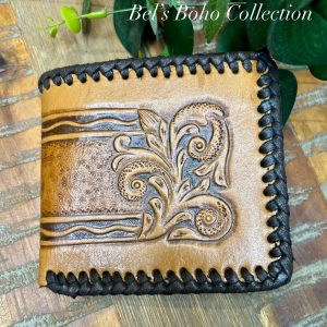 Hand-Carved Unisex Wallet