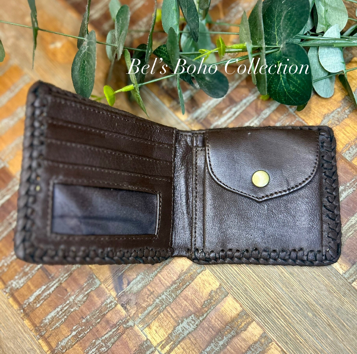 Hand-Carved Unisex Wallet - Image 3