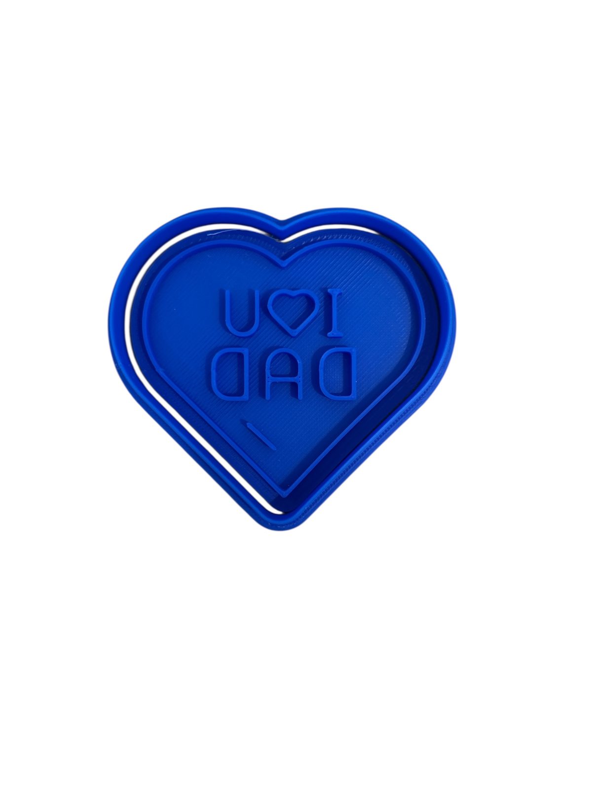 I Love Dad Heart Cookie Cutter