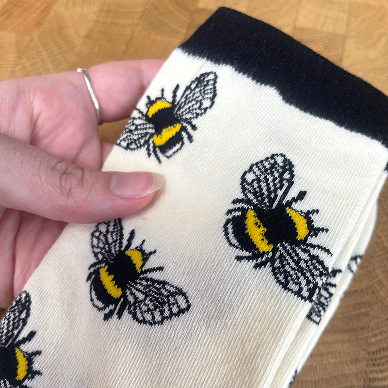 Bumblebee Socks (Cream) - Image 2