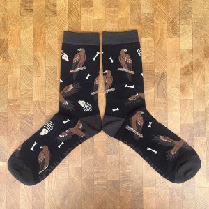 Wedge-tailed Eagle Socks (Black)